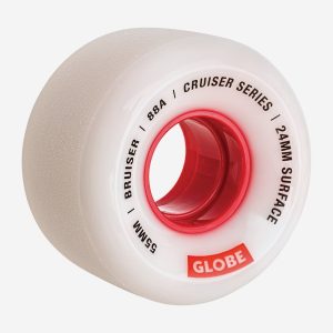 Bruiser Wheels 55 - White/Red/55
