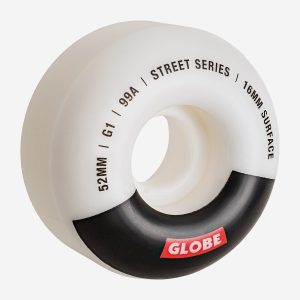 G1 Street Wheel Wheels 52 - White/Black/Bar