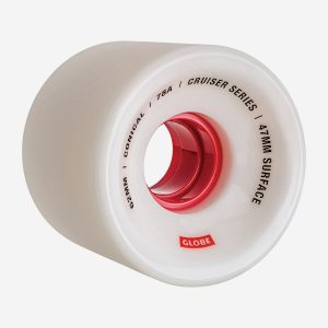 Conical Cruiser Wheel Wheels 62 - White/Red/62