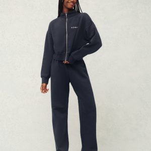 MIDWEIGHT SWEATS STAPLE STRAIGHT LEG SWEATPANTS - INDIGO