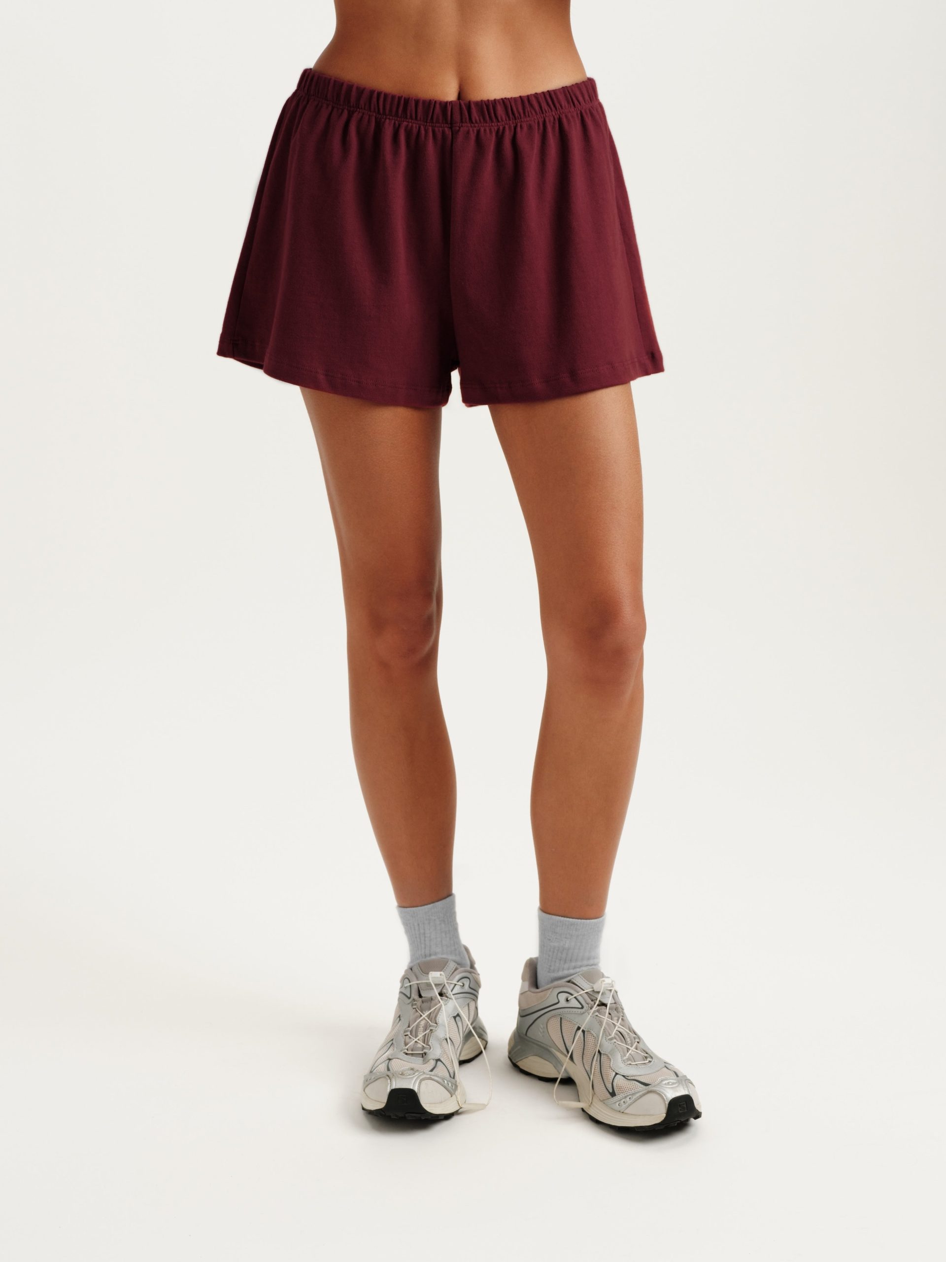 HEAVY COTTON EASY SHORTS - SEPIA - Image 2