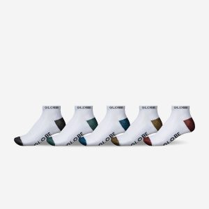 Ingles Ankle Sock 5 Pack - White/Assorted