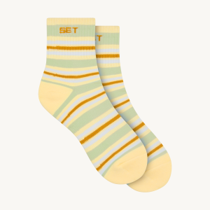 SET STRIPE SHORTY SOCKS - MELON