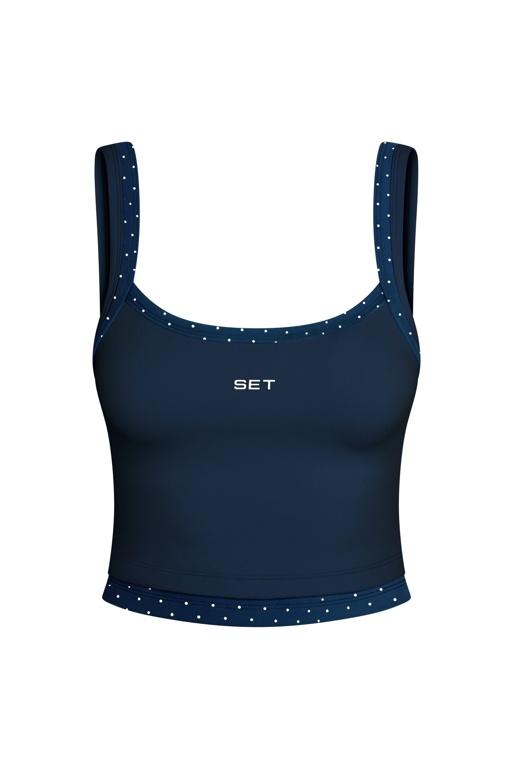 BREATHE CONTRAST DOUBLE STRAP TANK - FERRY