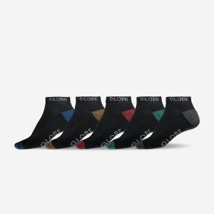 Ingles Ankle Sock 5 Pack - Black/Assorted